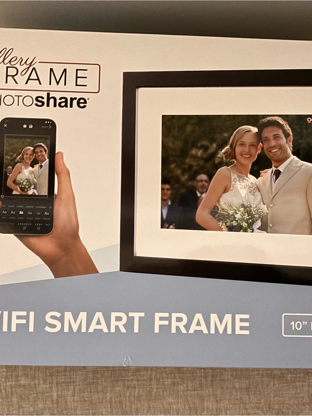 WiFi Smart Digital Photo Frame - Black